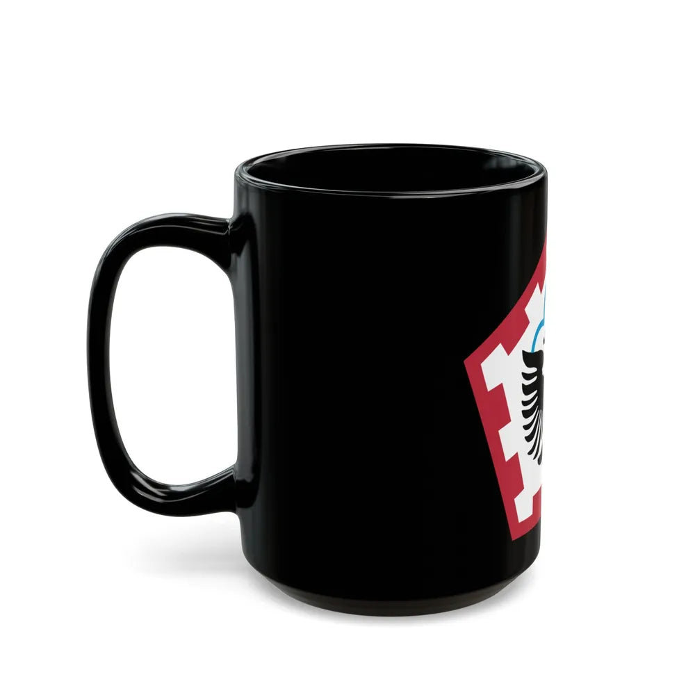 555th Engineer Brigade (U.S. Army) Black Coffee Mug-Go Mug Yourself