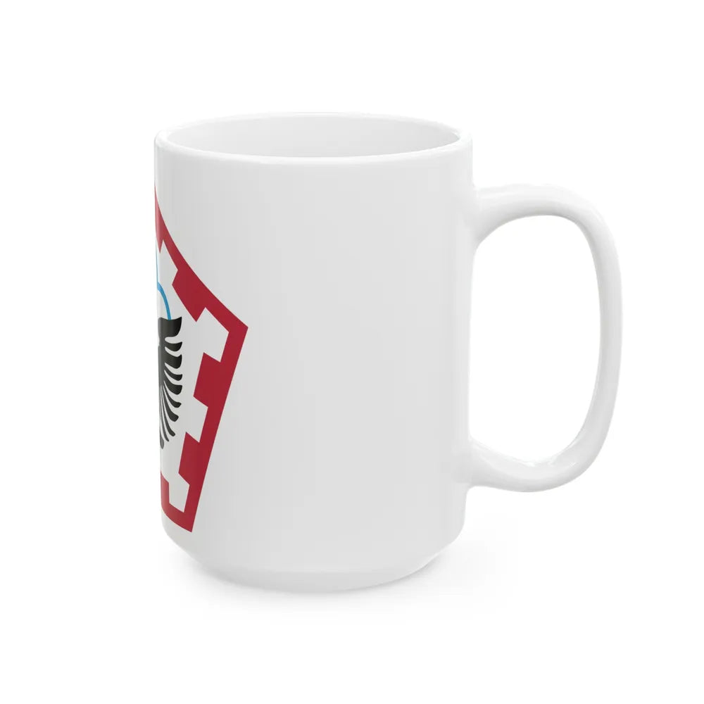 555th Engineer Brigade (U.S. Army) White Coffee Mug-Go Mug Yourself