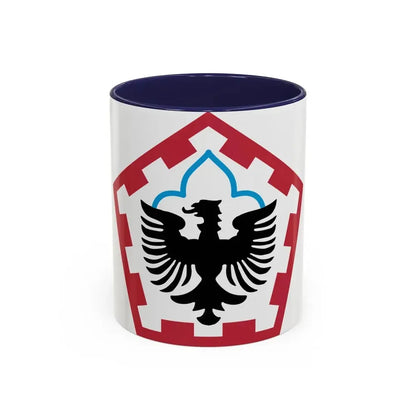 555th Engineer Brigade (U.S. Army) Accent Coffee Mug 11oz Navy - Go Mug Yourself