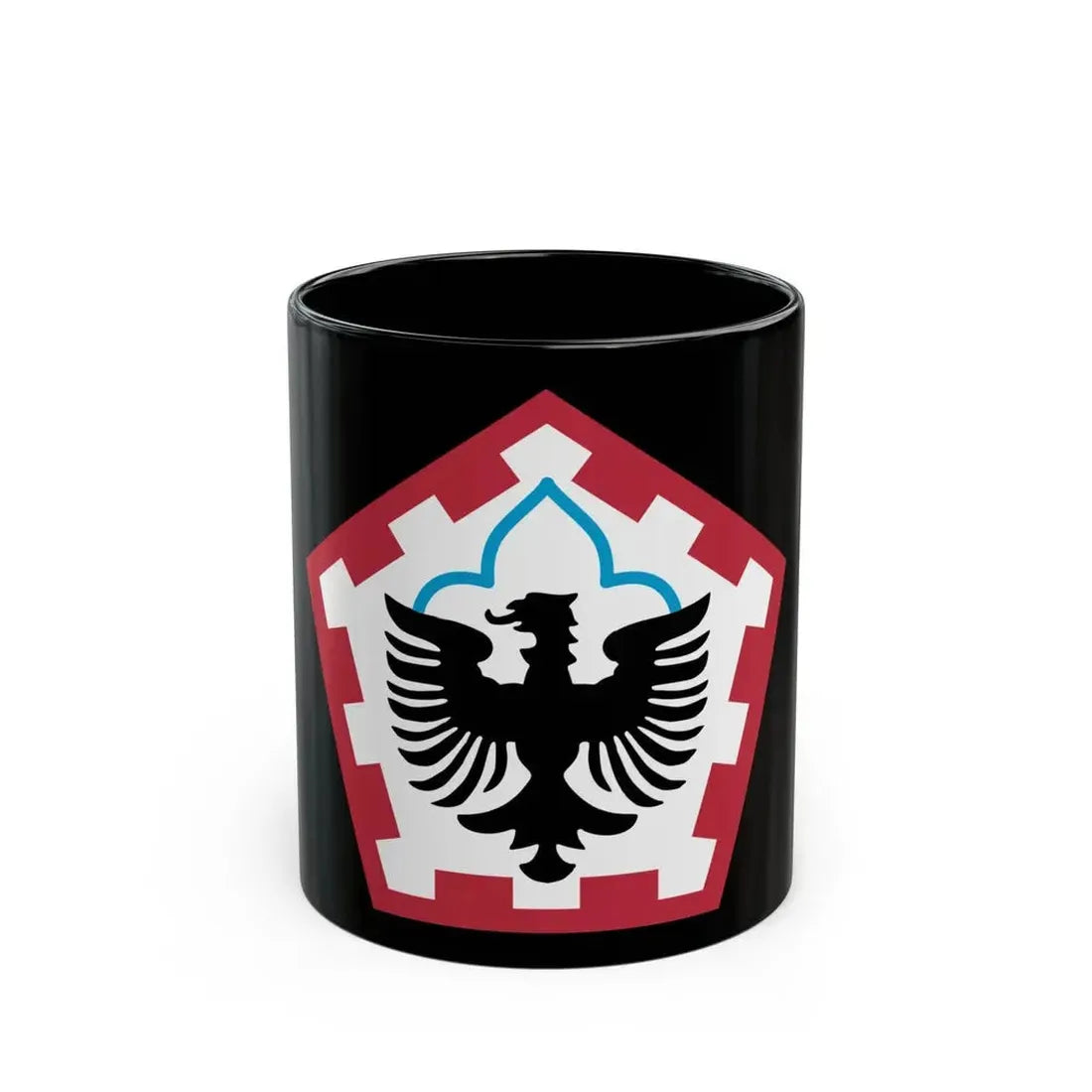 555th Engineer Brigade (U.S. Army) Black Coffee Mug 11oz - Go Mug Yourself
