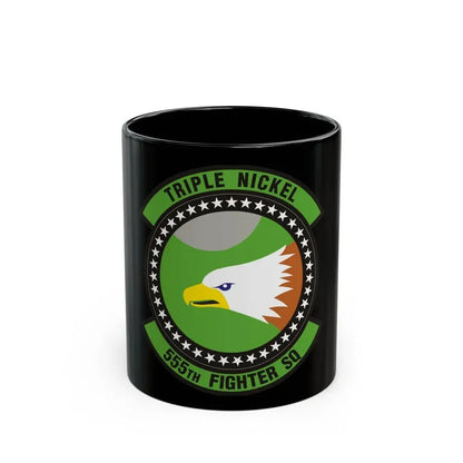 555th Fighter Squadron (U.S. Air Force) Black Coffee Mug 11oz - Go Mug Yourself
