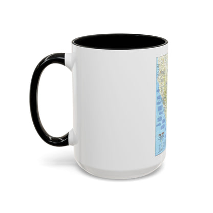 USA - Far West 1 (1984) (Map) Accent Coffee Mug