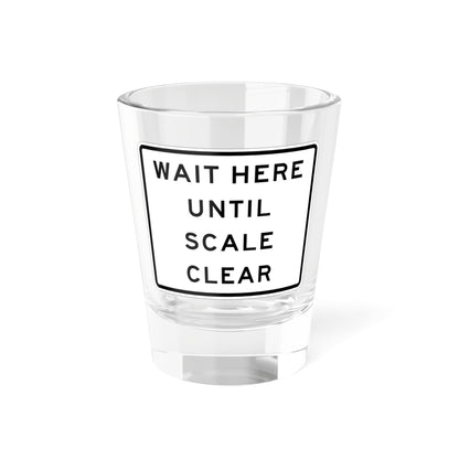 MUTCD-CA SR6-1 (California) (Road Sign) Shot Glass 1.5oz