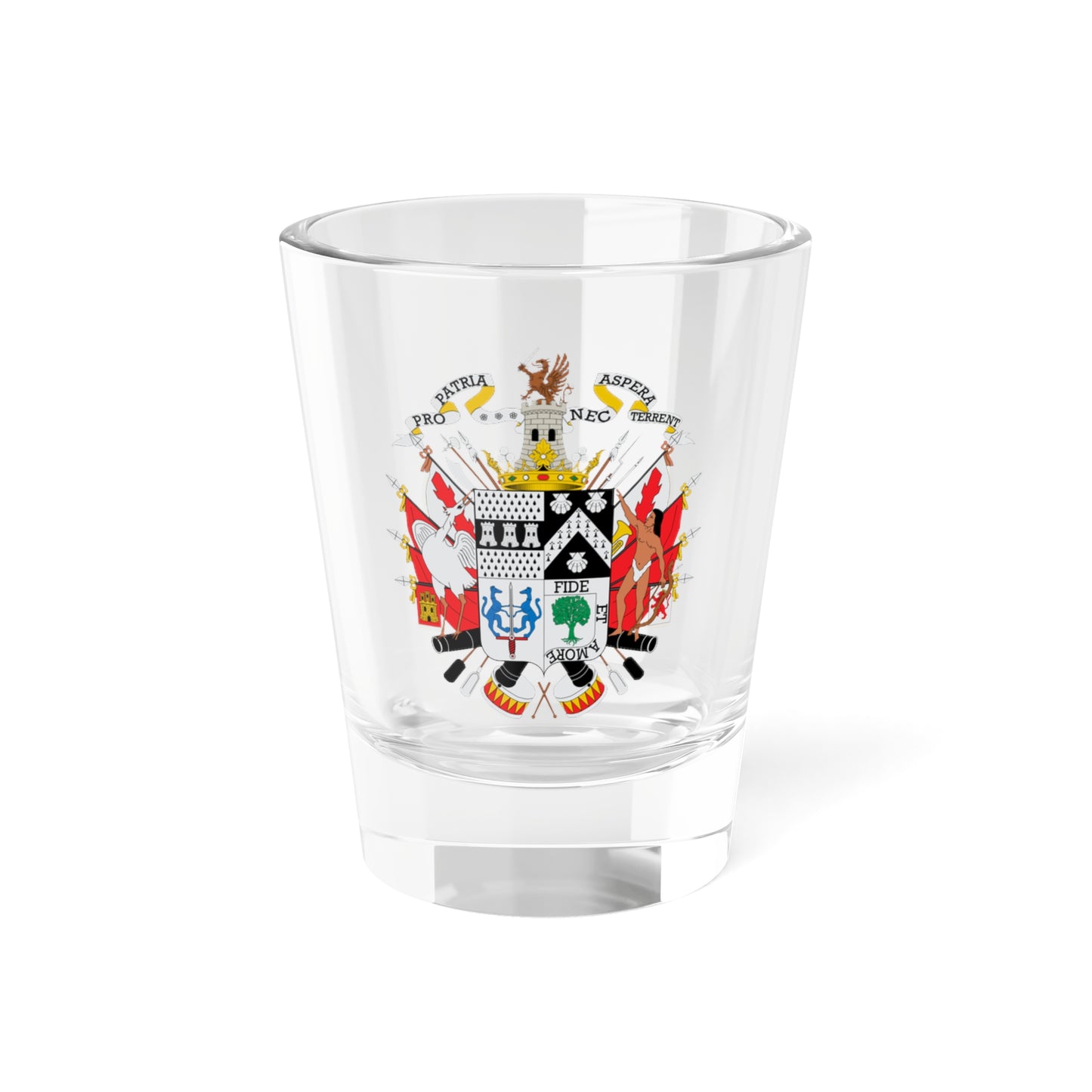 Escudo de Osorno (Chile) (Coat of Arms) Shot Glass 1.5oz