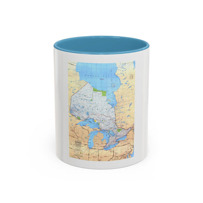 Canada - Ontario (1978) (Map) Accent Coffee Mug