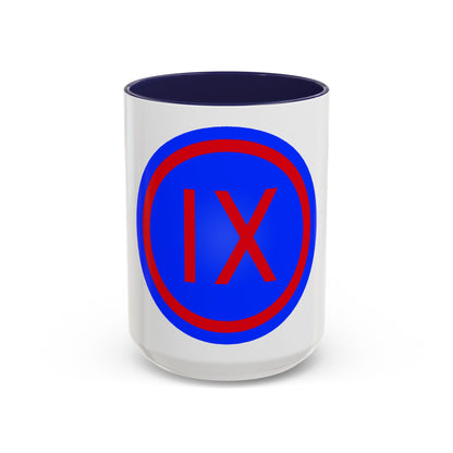 IX Corps (U.S. Army) Accent Coffee Mug
