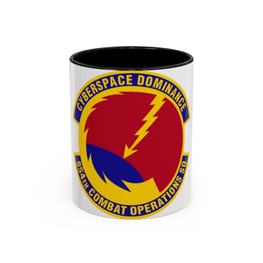 854 Combat Operations Squadron AFRC (U.S. Air Force) Accent Coffee Mug