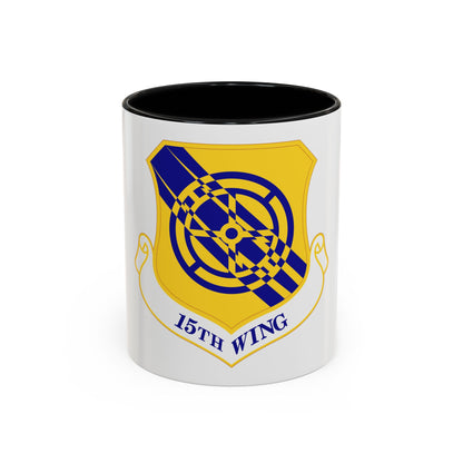 15th Wing (U.S. Air Force) Accent Coffee Mug
