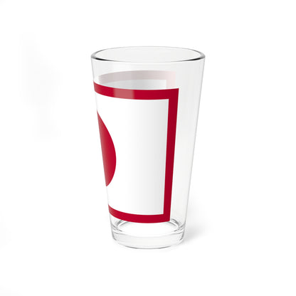 Flag of the Imperial Japanese Navy Admiral 1871-1889 (Japan) Pint Glass 16oz