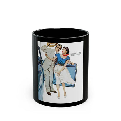 George's Girl, Redbook, January 1950 - Black Coffee Mug-11oz-Go Mug Yourself