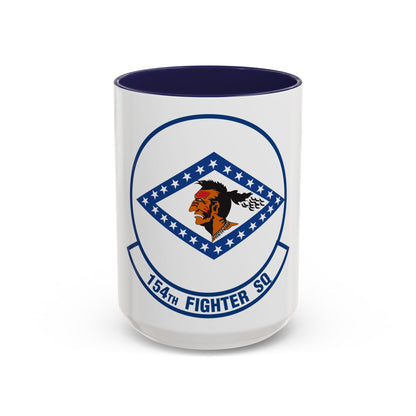 154 Fighter Squadron (U.S. Air Force) Accent Coffee Mug