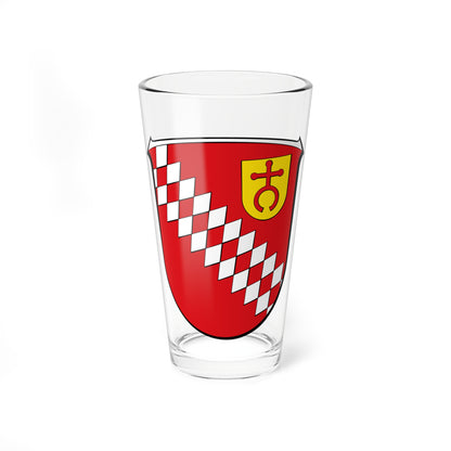 DEU Bickenbach Bergstraße COA (Germany) (Coat of Arms) Pint Glass 16oz