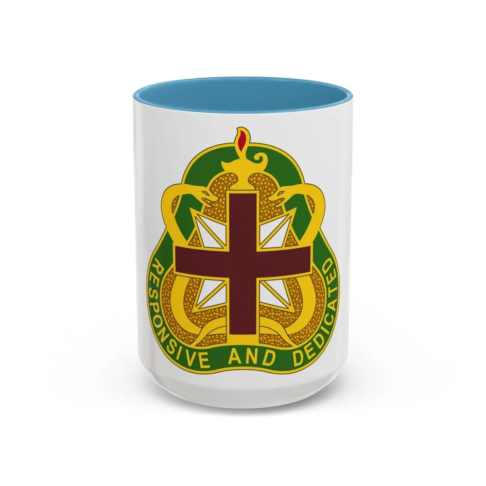 Medical Command 3 (U.S. Army) Accent Coffee Mug-15oz-Light Blue-Go Mug Yourself