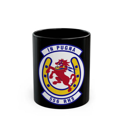 556th Red Horse Squadron (U.S. Air Force) Black Coffee Mug-11oz-Go Mug Yourself