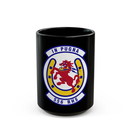 556th Red Horse Squadron (U.S. Air Force) Black Coffee Mug-15oz-Go Mug Yourself