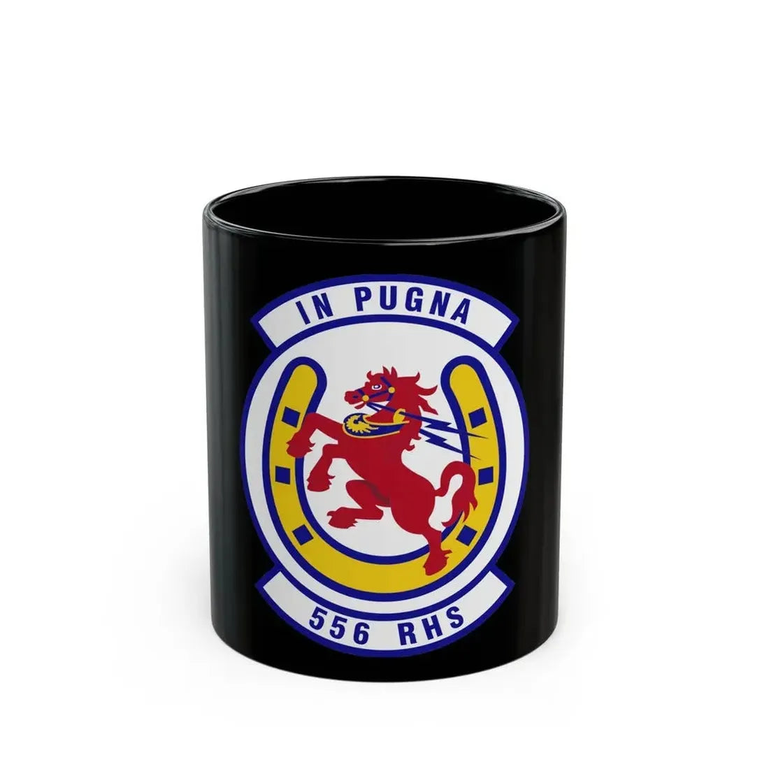 556th Red Horse Squadron (U.S. Air Force) Black Coffee Mug 11oz - Go Mug Yourself