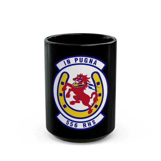 556th Red Horse Squadron (U.S. Air Force) Black Coffee Mug 15oz - Go Mug Yourself