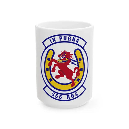 556th Red Horse Squadron (U.S. Air Force) White Coffee Mug 15oz - Go Mug Yourself