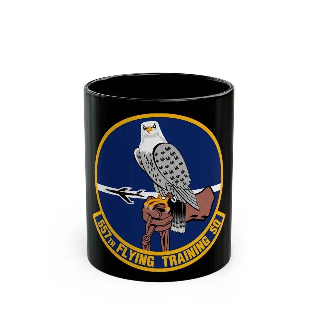 557 Flying Training Squadron AETC (U.S. Air Force) Black Coffee Mug 11oz - Go Mug Yourself