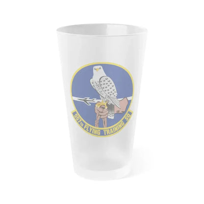 557 Flying Training Squadron AETC (U.S. Air Force) Frosted Pint Glass 16oz 16oz Frosted - Go Mug Yourself