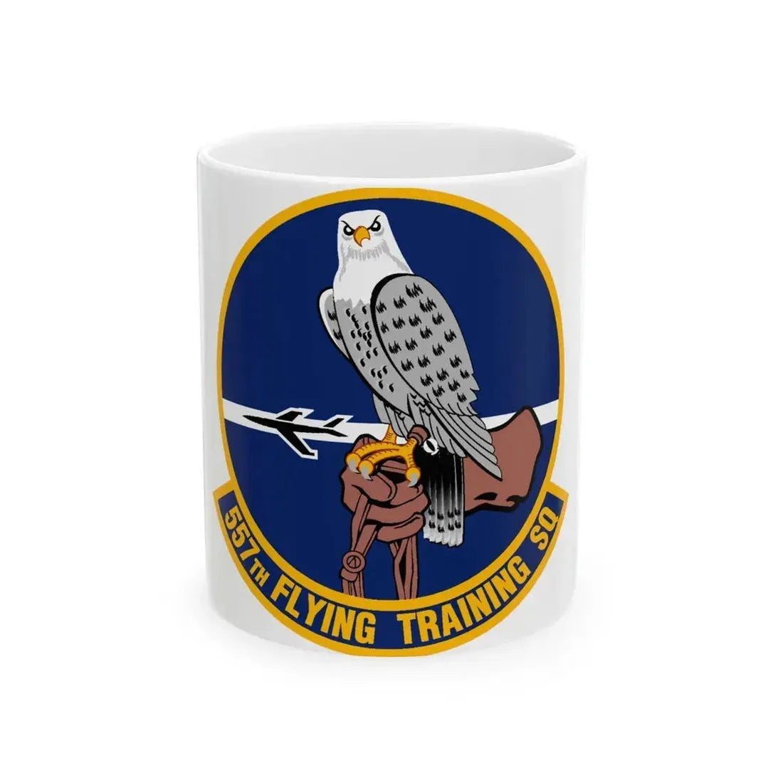 557 Flying Training Squadron AETC (U.S. Air Force) White Coffee Mug 11oz - Go Mug Yourself