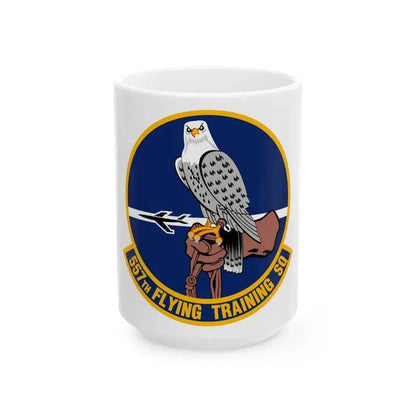 557 Flying Training Squadron AETC (U.S. Air Force) White Coffee Mug 15oz - Go Mug Yourself