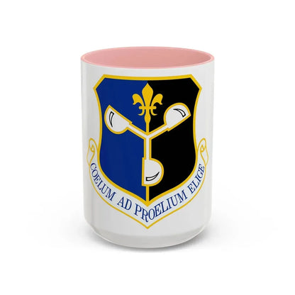 557 Weather Wing ACC (U.S. Air Force) Accent Coffee Mug 15oz Pink - Go Mug Yourself