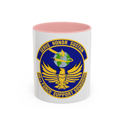 66th Force Support Squadron (U.S. Air Force) Accent Coffee Mug