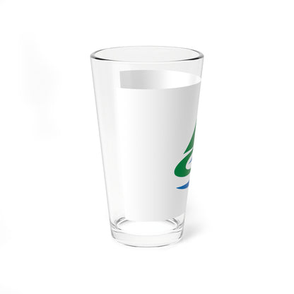 Flag of Asakura Fukuoka (Japan) Pint Glass 16oz