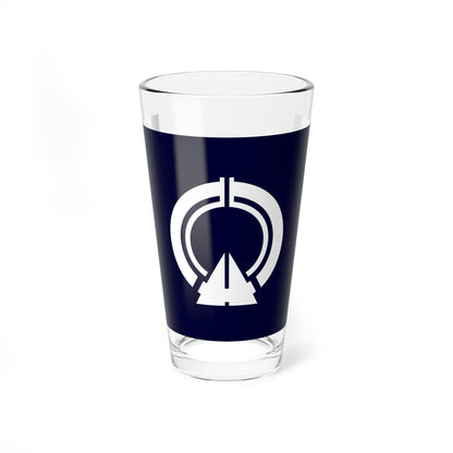 Flag of Asahi Hokkaido 1962-2005 (Japan) Pint Glass 16oz
