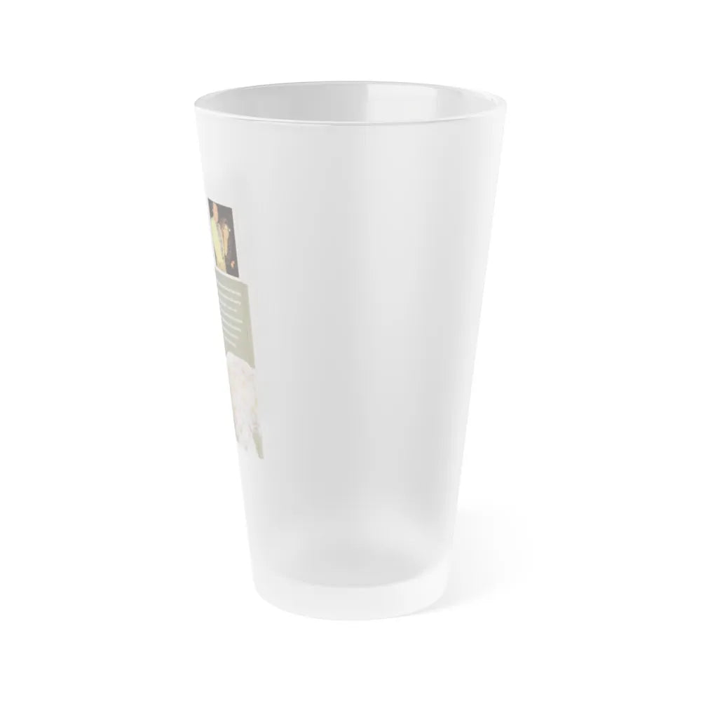 Linda Blair #140 - Partially Topless (Vintage Female Icon) Frosted Pint 16oz-Go Mug Yourself