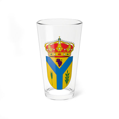 Escudo de Bárboles (Spain) (Coat of Arms) Pint Glass 16oz