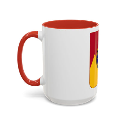 607th Armored Field Artillery Battalion v2 (U.S. Army) Accent Coffee Mug