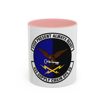 435th Supply Chain Operations Squadron (U.S. Air Force) Accent Coffee Mug