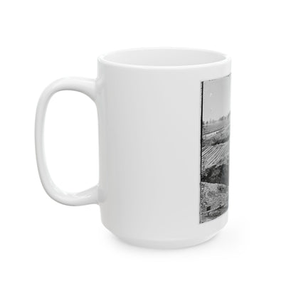 Petersburg, Va. View From Breastworks Of Fort Sedgwick (U.S. Civil War) White Coffee Mug