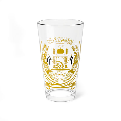 Emblem of National Resistance Front of Afghanistan (Afghanistan) (Coat of Arms) Pint Glass 16oz