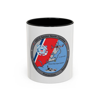 USCG Sector North Carolina (U.S. Coast Guard) Accent Coffee Mug