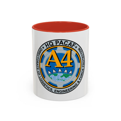 HQ PACAF A4 (U.S. Air Force) Accent Coffee Mug