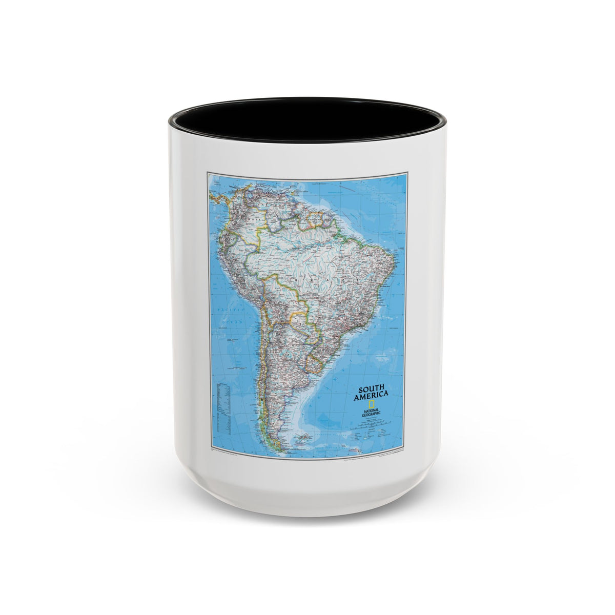 South America (2007) (Map) Accent Coffee Mug
