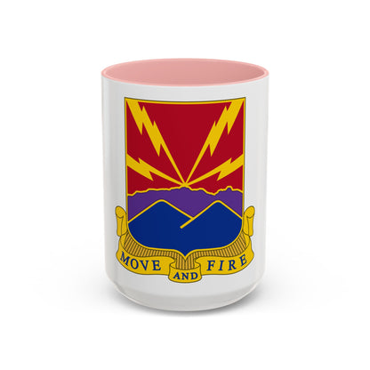 593rd Field Artillery Battalion (U.S. Army) Accent Coffee Mug