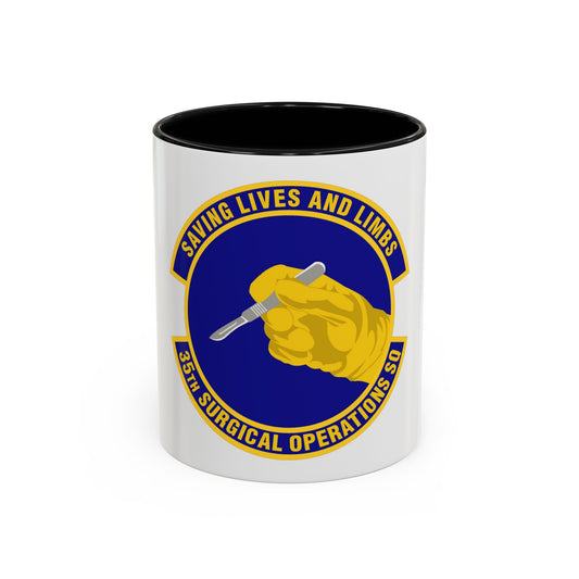 35th Surgical Operations Squadron (U.S. Air Force) Accent Coffee Mug