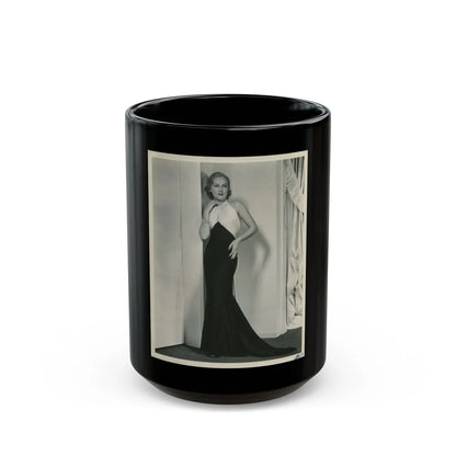 Fay Wray #193 (Vintage Female Icon) Black Coffee Mug-15oz-Go Mug Yourself