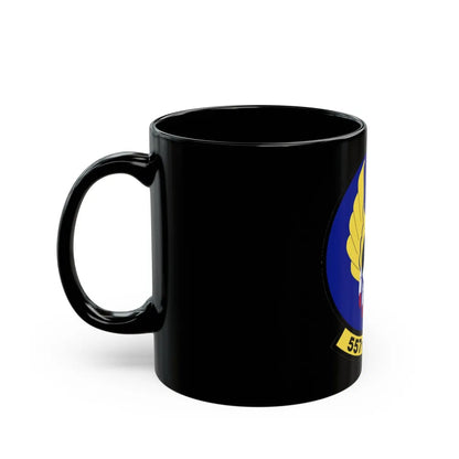 557th Aircraft Sustainment Squadron (U.S. Air Force) Black Coffee Mug-Go Mug Yourself