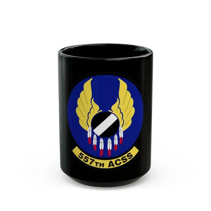 557th Aircraft Sustainment Squadron (U.S. Air Force) Black Coffee Mug 15oz - Go Mug Yourself