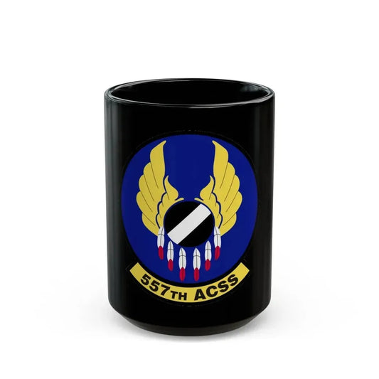 557th Aircraft Sustainment Squadron (U.S. Air Force) Black Coffee Mug 15oz - Go Mug Yourself