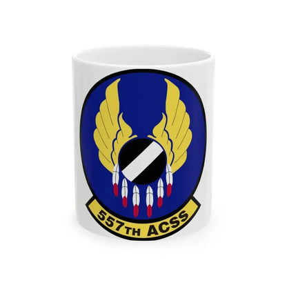 557th Aircraft Sustainment Squadron (U.S. Air Force) White Coffee Mug 11oz - Go Mug Yourself