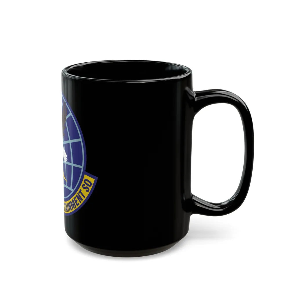 557th Combat Sustainment Squadron (U.S. Air Force) Black Coffee Mug-Go Mug Yourself