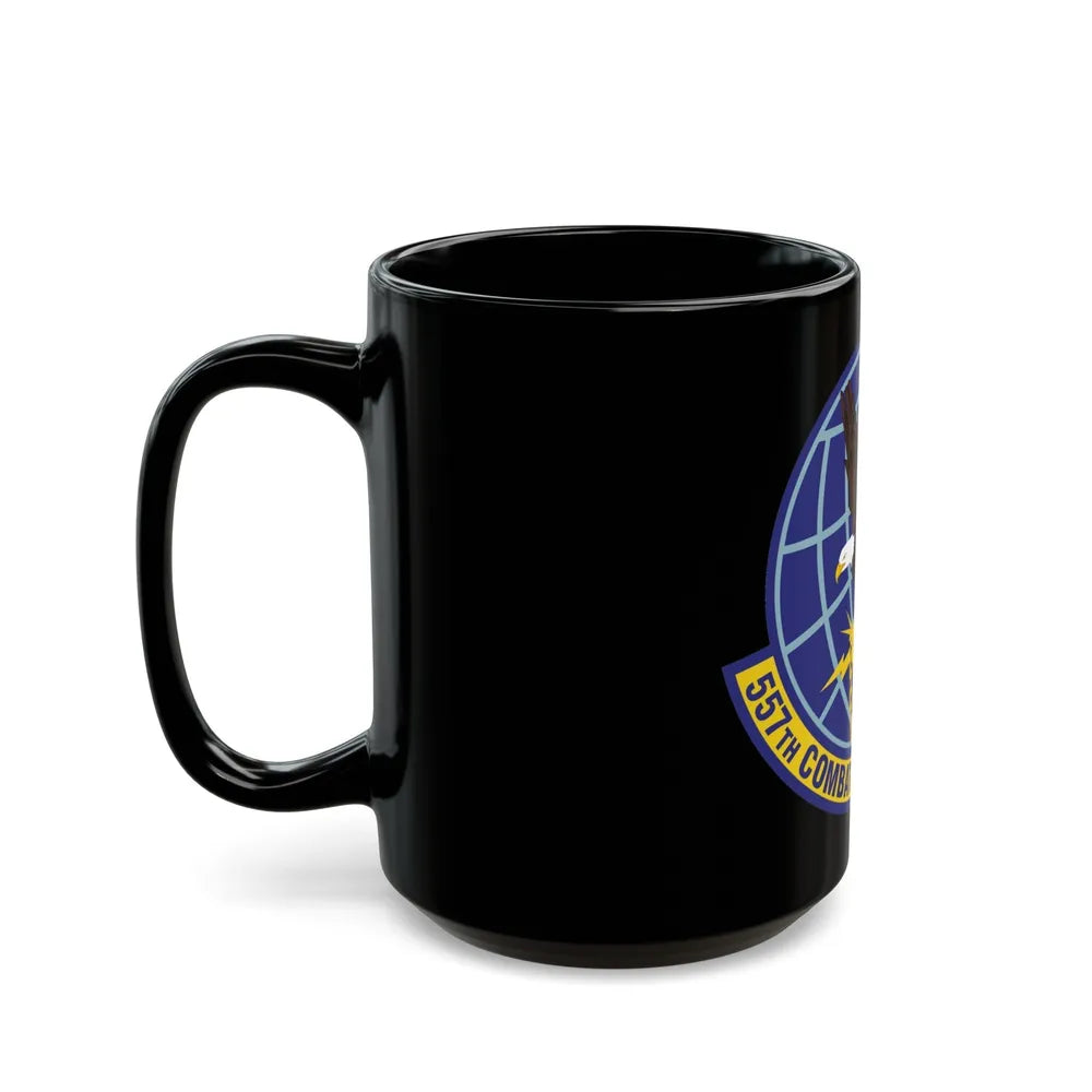 557th Combat Sustainment Squadron (U.S. Air Force) Black Coffee Mug-Go Mug Yourself