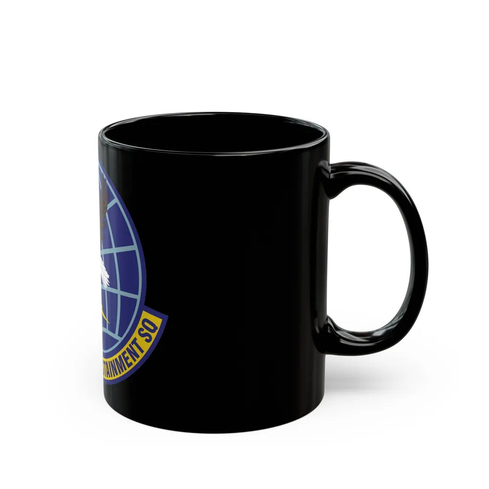 557th Combat Sustainment Squadron (U.S. Air Force) Black Coffee Mug-Go Mug Yourself