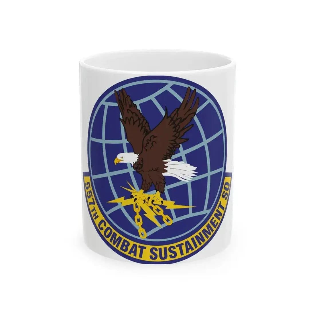 557th Combat Sustainment Squadron (U.S. Air Force) White Coffee Mug 11oz - Go Mug Yourself